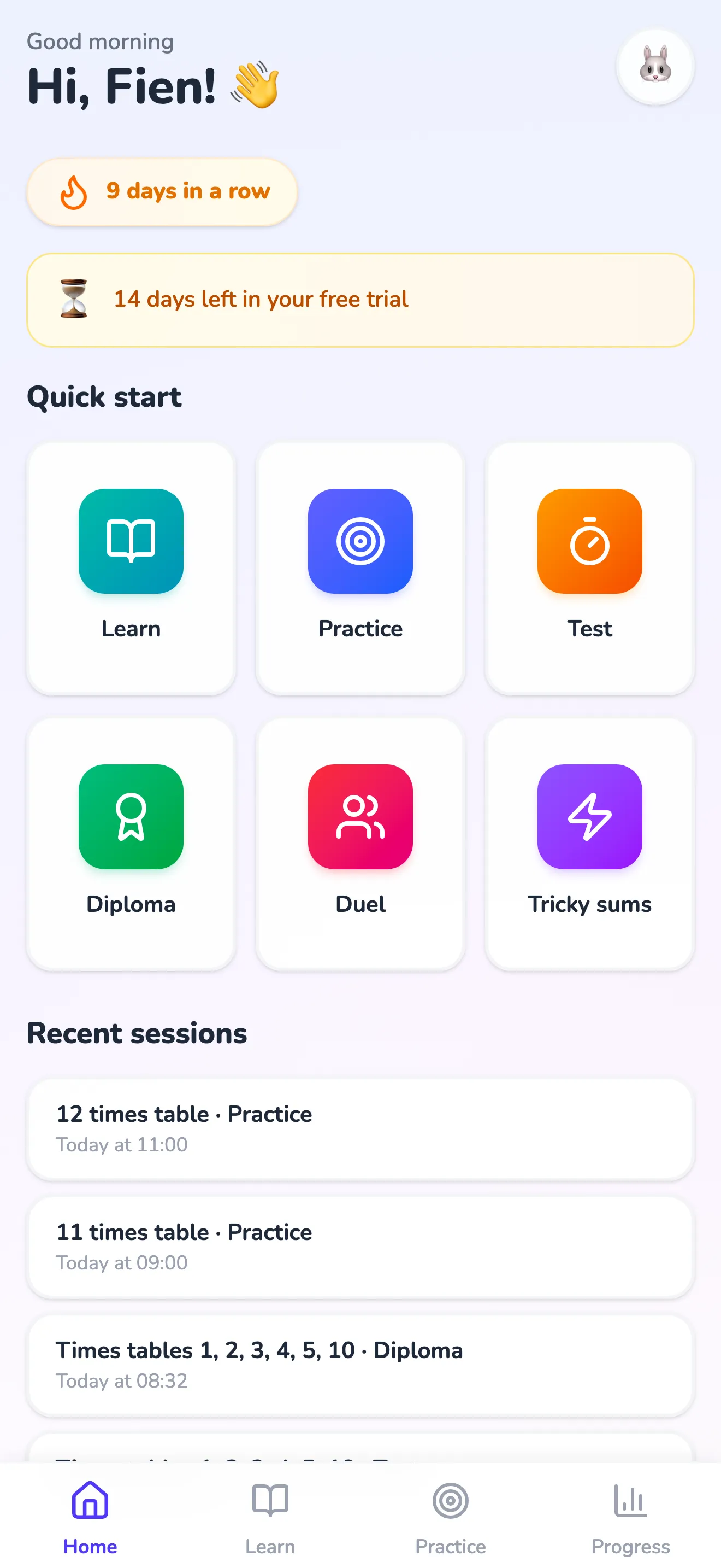 BlitzTables app screenshot