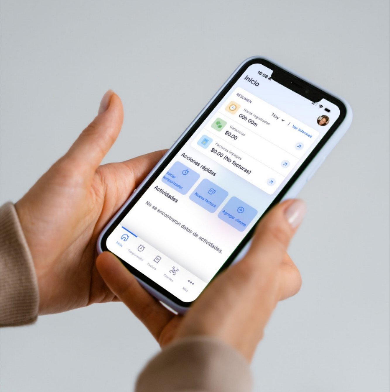 App showing group